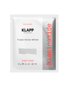 KLAPP Triple Action Refine - Niacinamide Sheet Mask