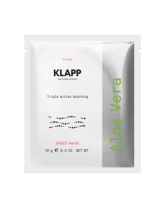 KLAPP Skin Natural - Aloe Vera Triple Action Soothing Sheet Mask