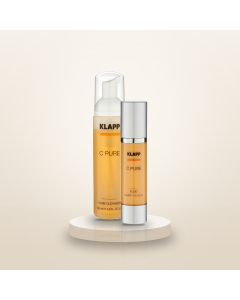 Klapp C Pure Set - Fluid 50ml & Foam Cleanser 200ml