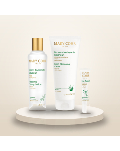 Mary Cohr Frisse Start Set - Douceur Nettoyante, Lotion Tonifiante & Eye Fresh