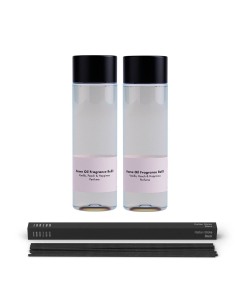 Janzen Home Fragrance Refill &C Vanilla Peach & Happiness 2-pack Incl. Gratis Sticks - 2x200ml