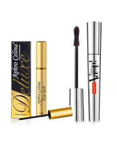 Aphro Celina Eyelash Delux Pupa Vamp! Extra Black Mascara Set