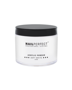 Nail Perfect Acrylic Powder Soft White 100Gr