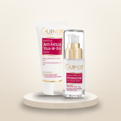 Guinot Oogroutine Set - Sérum-Crème Hydrazone Yeux & Masque Anti-Fatigue Yeux