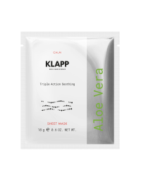 KLAPP Skin Natural - Aloe Vera Triple Action Soothing Sheet Mask