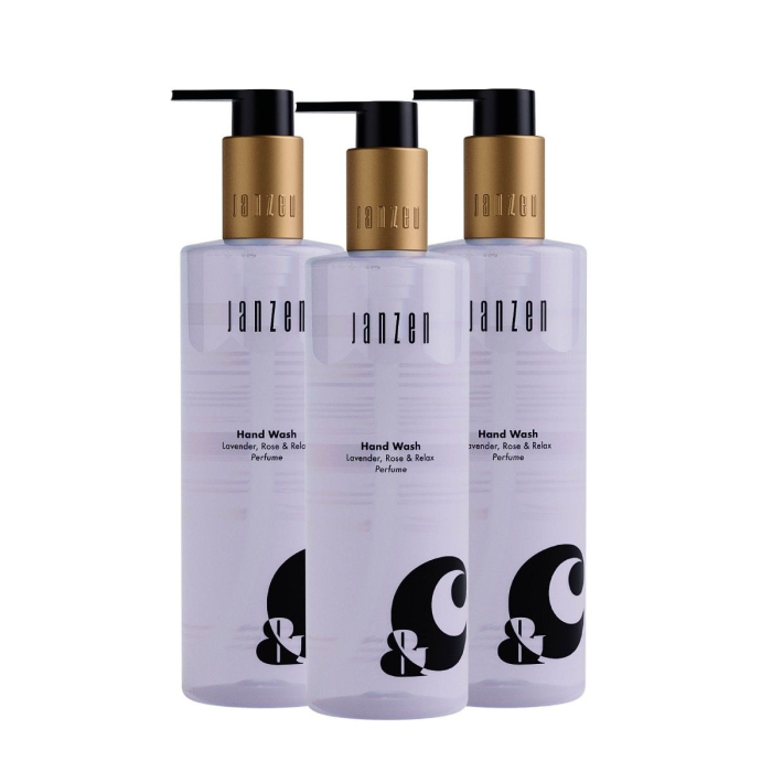 Janzen Hand Wash &C Lavender Rose & Relax 3-pack - 3x250ml